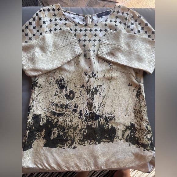 Piazza Sempione Women’s Silk Blouse Size EU 46 (US 12) Made in Italy - Picture 9 of 11